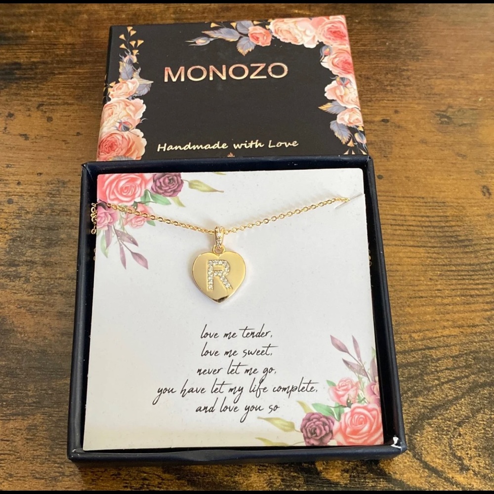 Initial Necklace - R